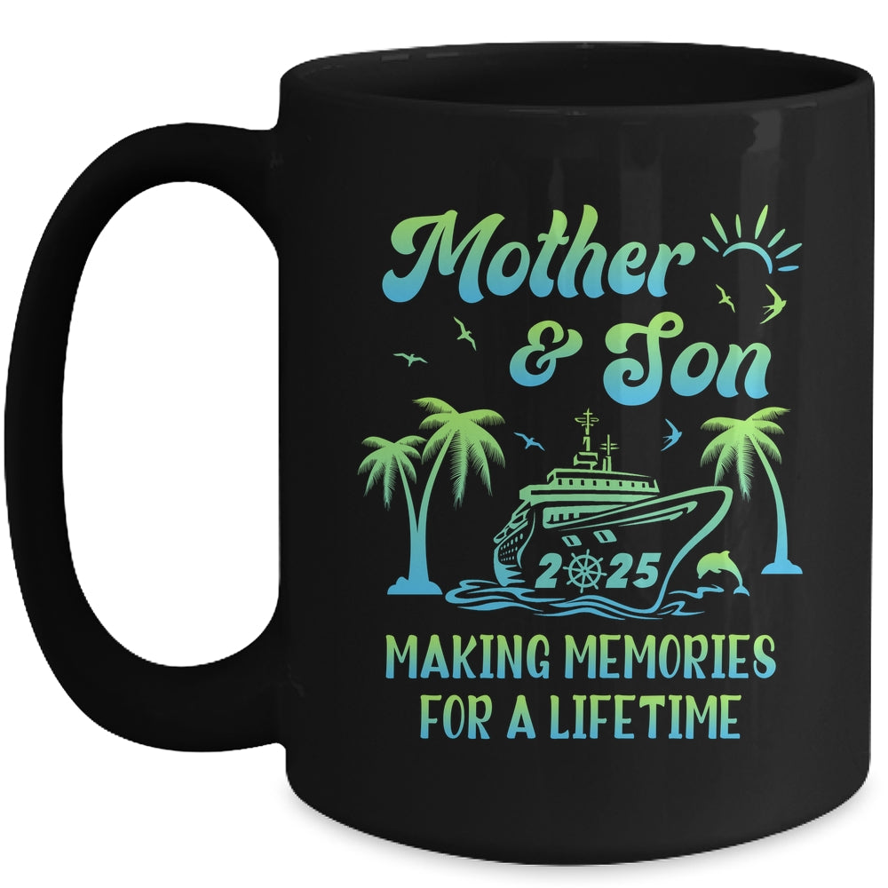 Mother And Son Cruise 2025 Family Trip Matching Funny Mug | siriusteestore