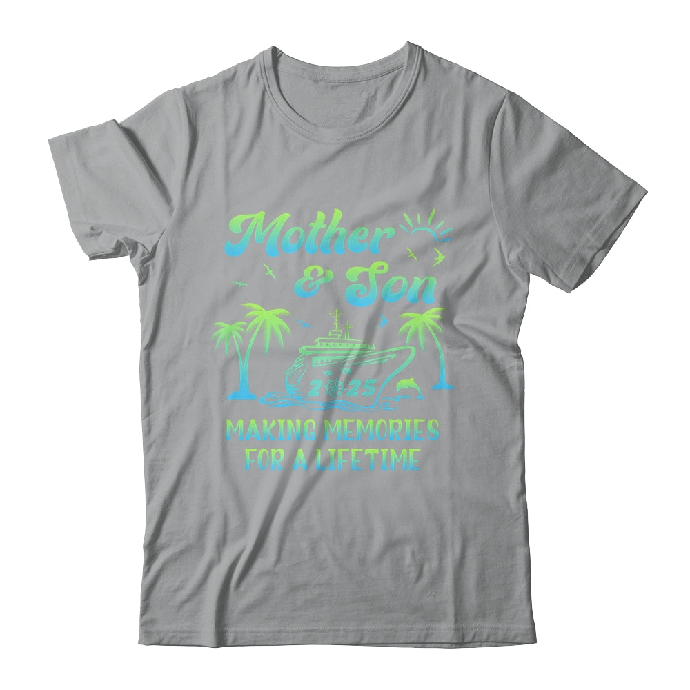 Mother And Son Cruise 2025 Family Trip Matching Funny Shirt & Tank Top | siriusteestore