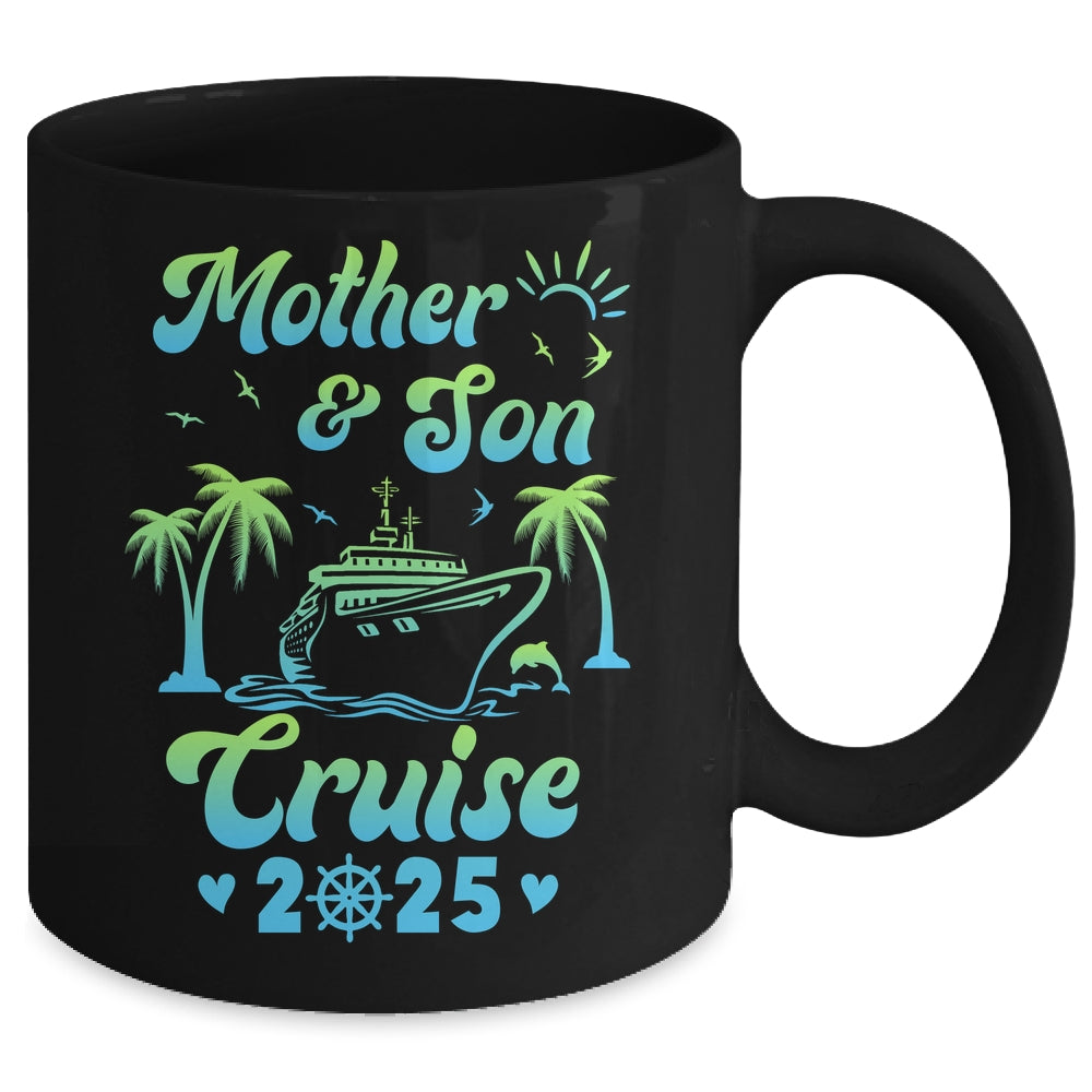 Mother And Son Cruise 2025 Funny Family Trip Matching Mug | siriusteestore