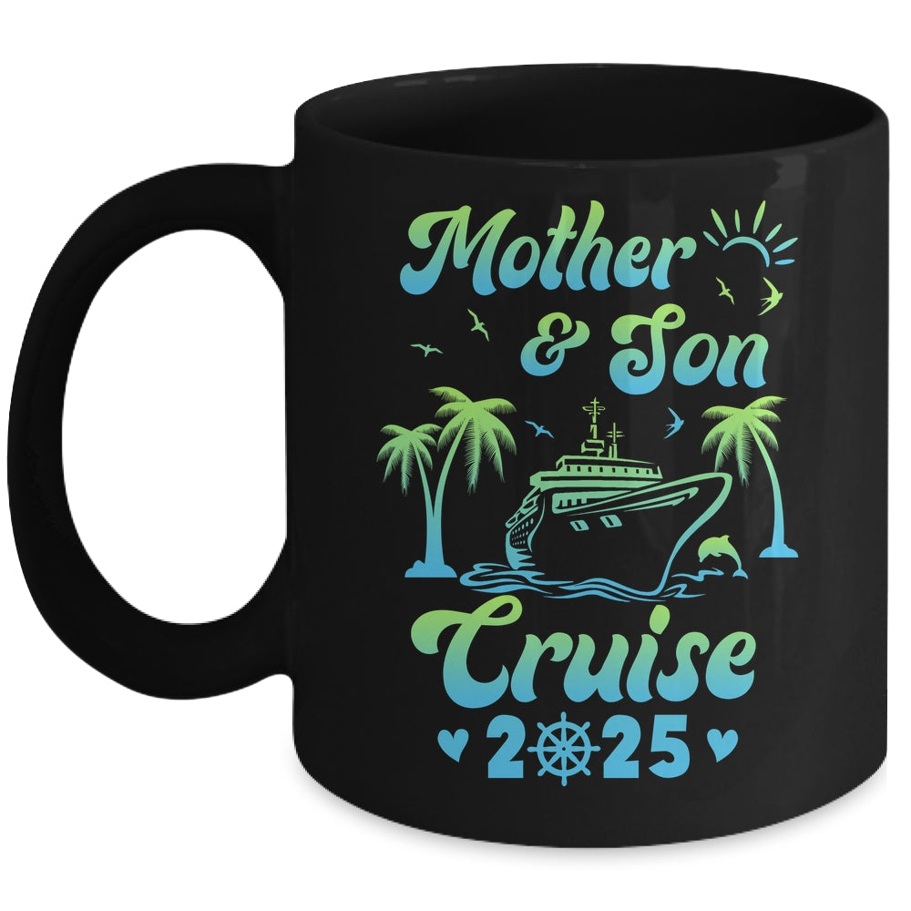 Mother And Son Cruise 2025 Funny Family Trip Matching Mug | siriusteestore