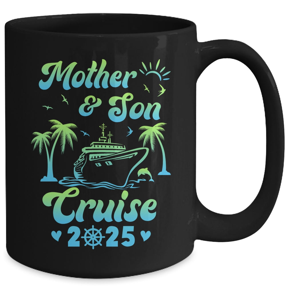 Mother And Son Cruise 2025 Funny Family Trip Matching Mug | siriusteestore