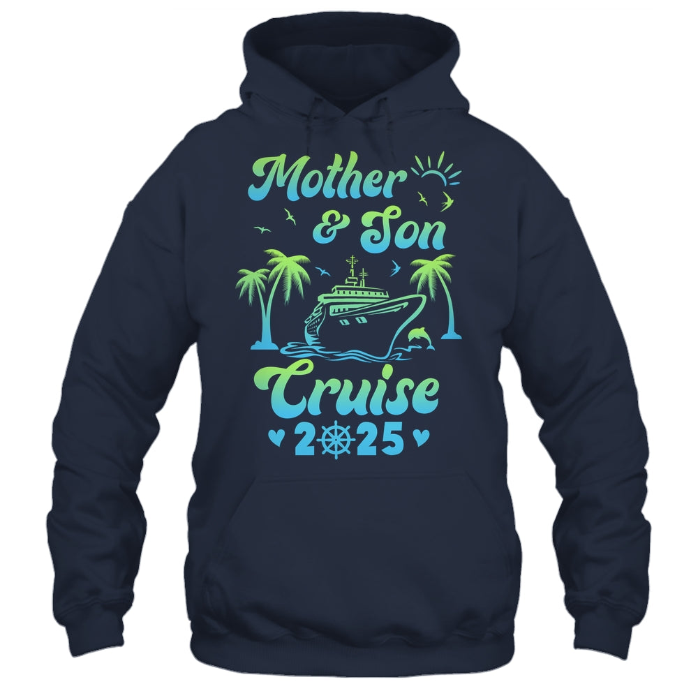 Mother And Son Cruise 2025 Funny Family Trip Matching Shirt & Tank Top | siriusteestore