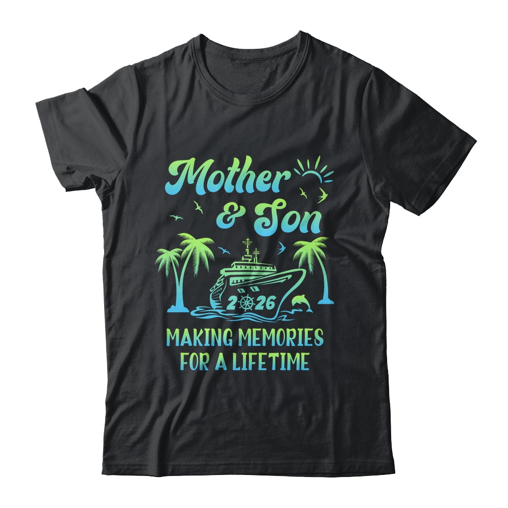 Mother And Son Cruise 2026 Family Trip Matching Funny Shirt & Tank Top | siriusteestore