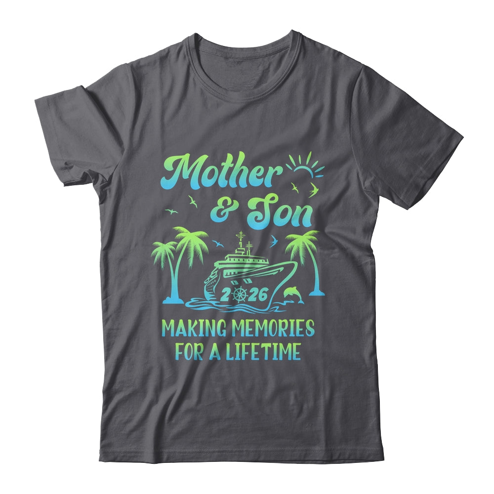 Mother And Son Cruise 2026 Family Trip Matching Funny Shirt & Tank Top | siriusteestore