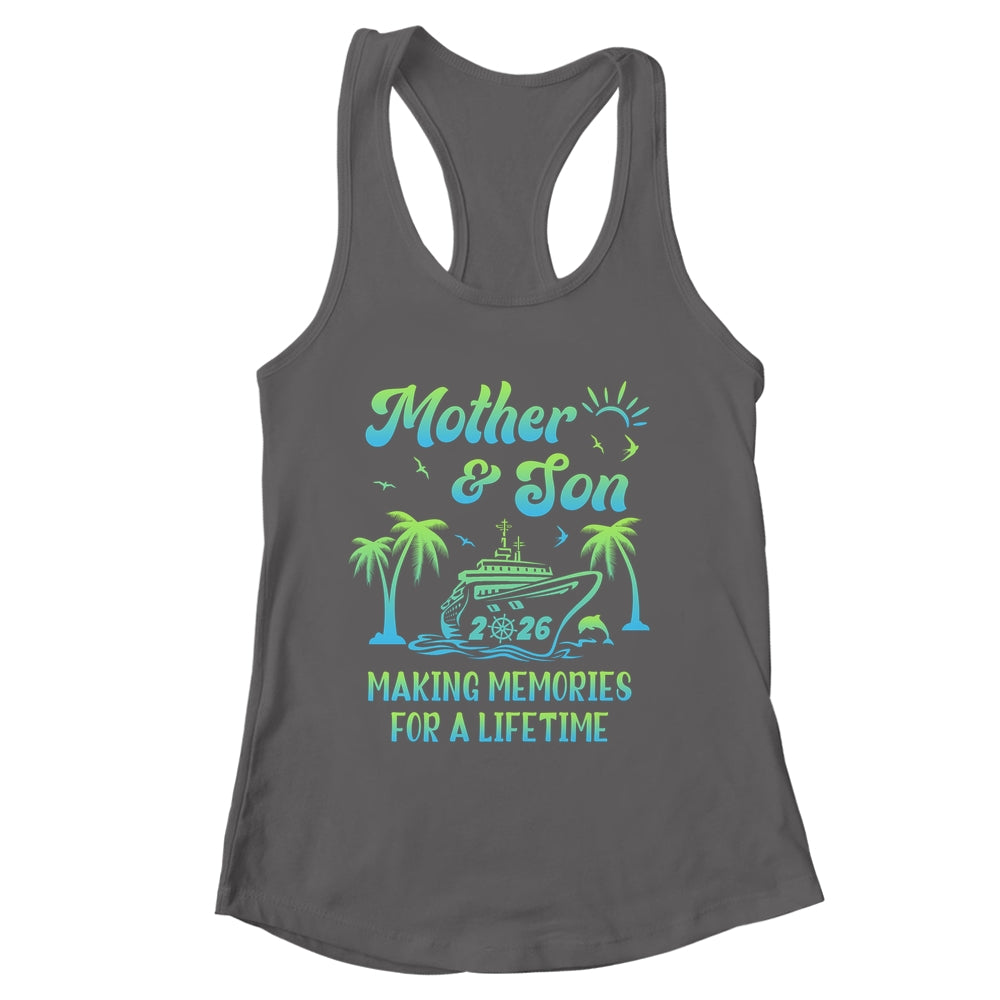 Mother And Son Cruise 2026 Family Trip Matching Funny Shirt & Tank Top | siriusteestore