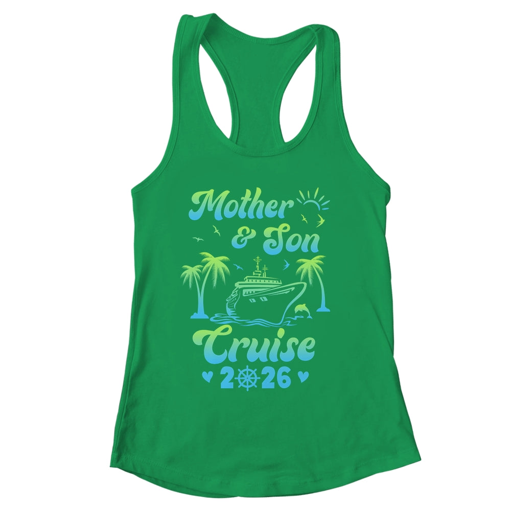 Mother And Son Cruise 2026 Funny Family Trip Matching Shirt & Tank Top | siriusteestore