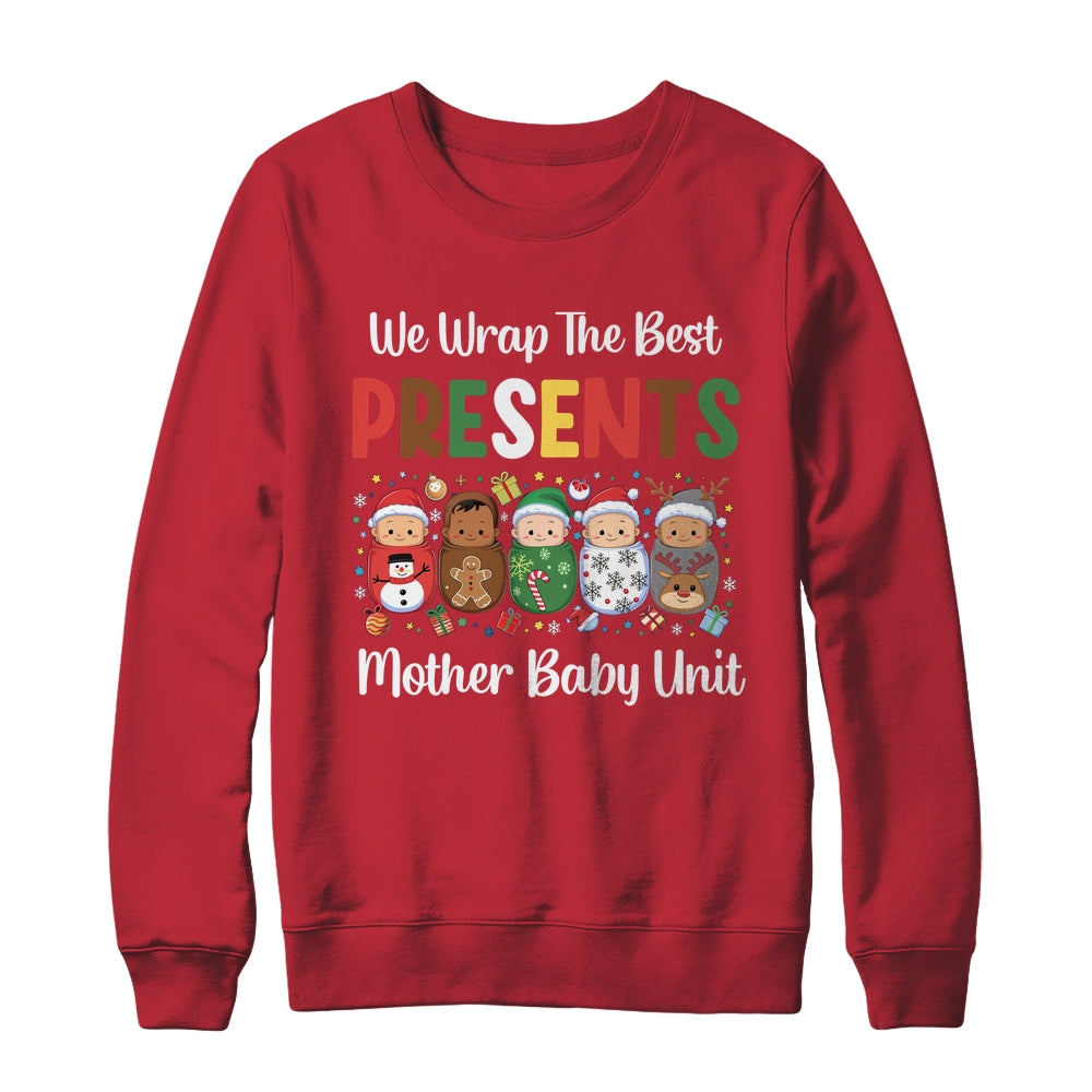 Mother Baby Nurse Christmas Mom Baby Nursing Groovy Lover Shirt & Sweatshirt | siriusteestore