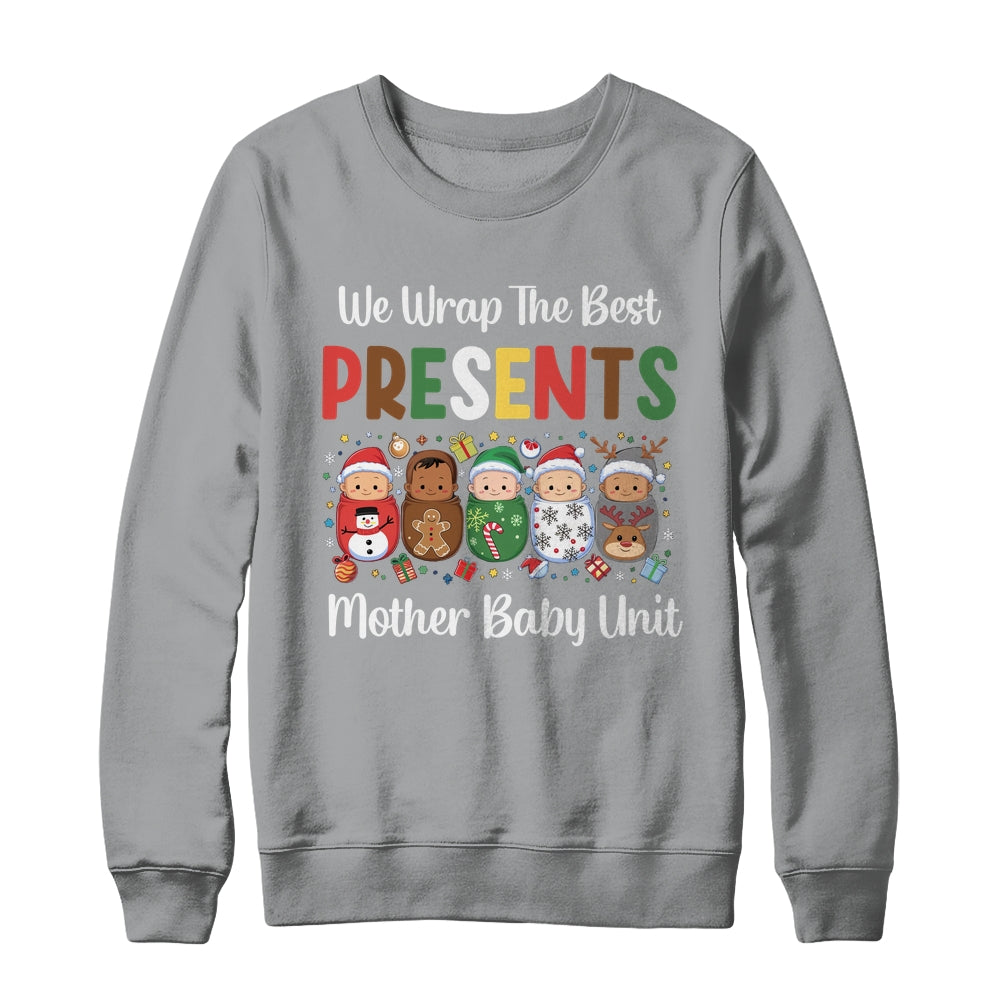 Mother Baby Nurse Christmas Mom Baby Nursing Groovy Lover Shirt & Sweatshirt | siriusteestore