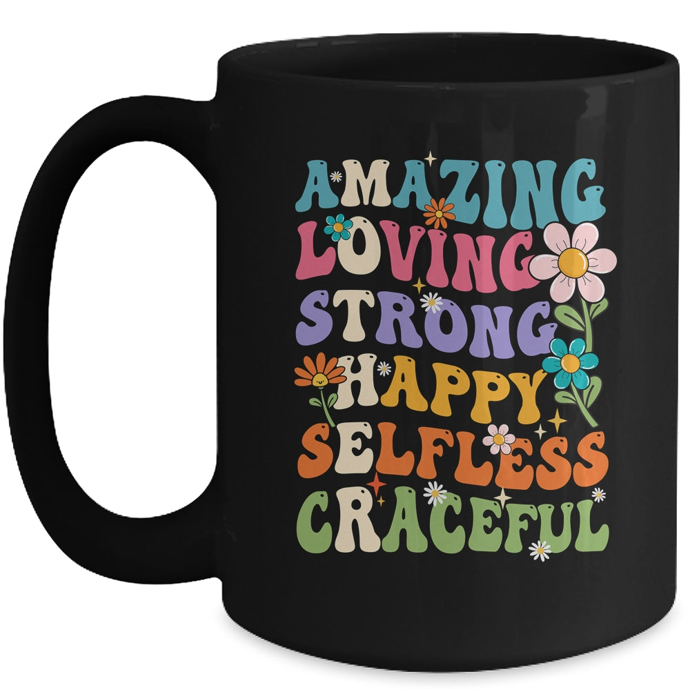 Mother Meaning I Love Mom Mothers Day Groovy Mug | siriusteestore