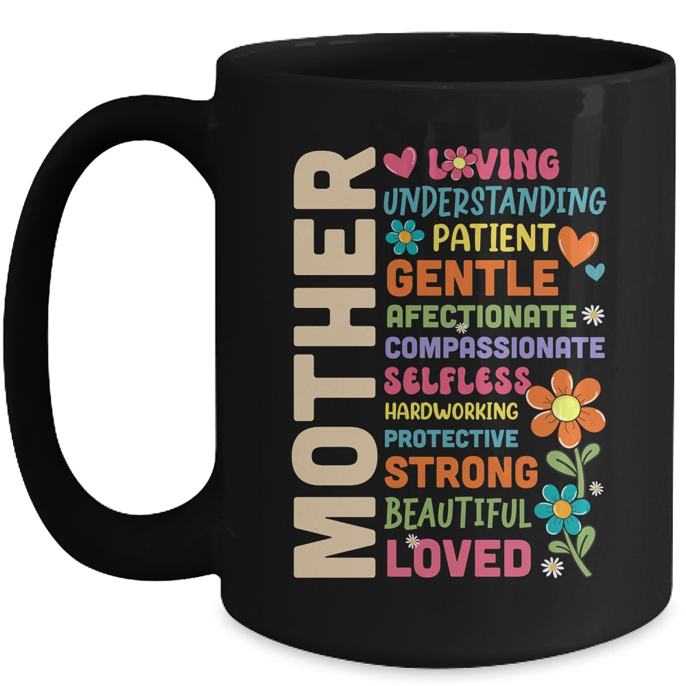 Mother Meaning I Love Mom Mothers Day Mug | siriusteestore