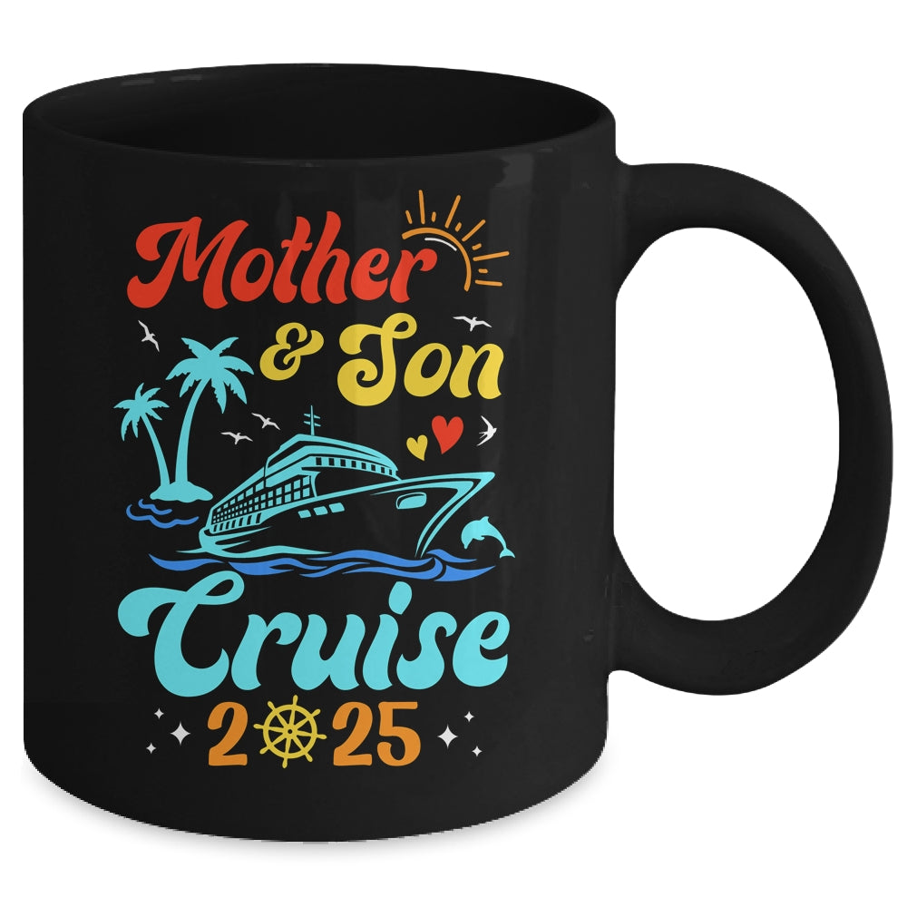Mother Son Cruise 2025 Family Matching Trip Mom Son Mug | siriusteestore