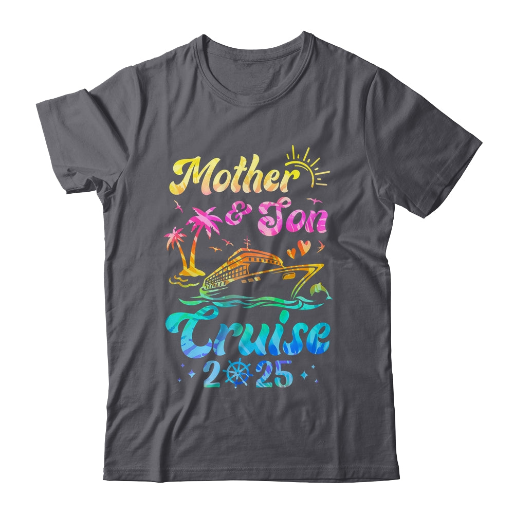 Mother Son Cruise 2025 Family Mom Son Matching Vacation Trip Shirt & Tank Top | siriusteestore