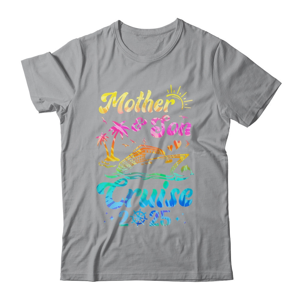Mother Son Cruise 2025 Family Mom Son Matching Vacation Trip Shirt & Tank Top | siriusteestore