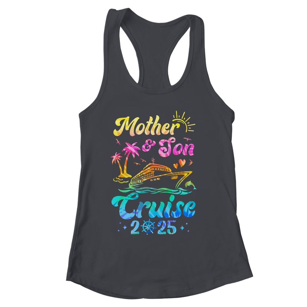 Mother Son Cruise 2025 Family Mom Son Matching Vacation Trip Shirt & Tank Top | siriusteestore