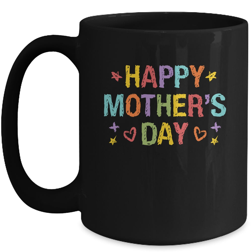 Mothers Day For Kids Boys Girls Happy Mothers Day Mug | siriusteestore