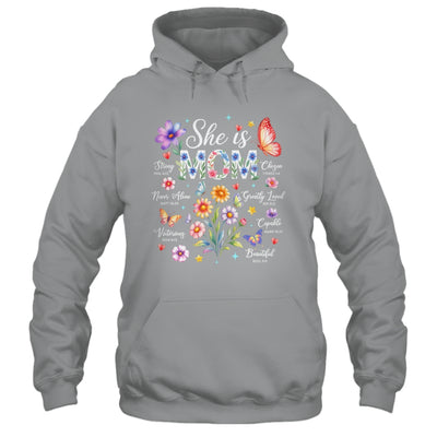 Mothers Day She Is Mom She Is Strong Gifts Christian Mom Shirt & Hoodie | siriusteestore