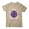 Motivational Words Floral Brain Ribbon Alzheimer's Awareness Shirt & Tank Top | siriusteestore