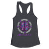 Motivational Words Floral Brain Ribbon Alzheimer's Awareness Shirt & Tank Top | siriusteestore