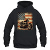 Motorcycle USA Flag Retro Biker For Men Dad Grandpa Shirt & Hoodie | siriusteestore