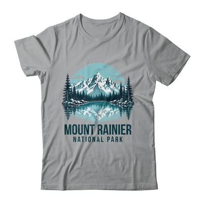 Mount Rainier National Park Retro Mountain Lake Outdoor Hiking Shirt & Tank Top | siriusteestore