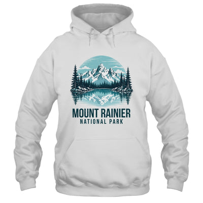 Mount Rainier National Park Retro Mountain Lake Outdoor Hiking Shirt & Tank Top | siriusteestore
