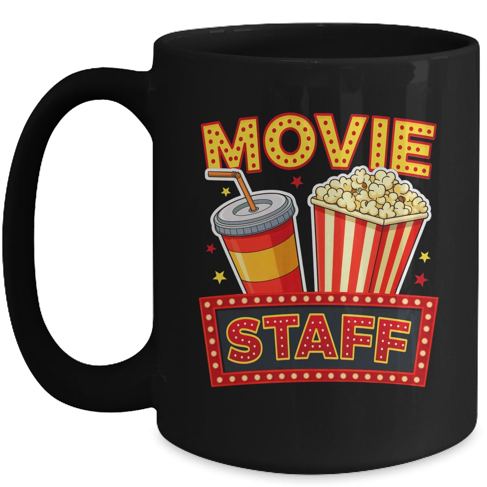 Movie Staff Party Night Behind The Scene Awesomeness Popcorn Mug | siriusteestore