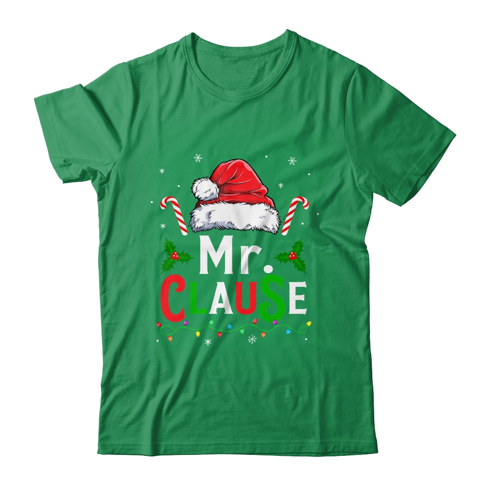 Mr And Mrs Claus Couples Matching Christmas Xmas Light Shirt & Sweatshirt | siriusteestore