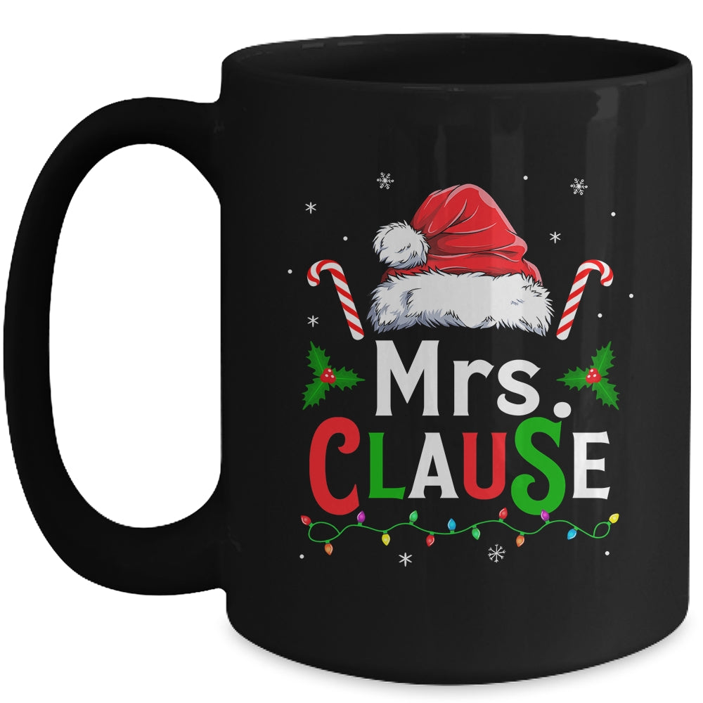 Mrs And Mr Claus Couples Matching Christmas Xmas Light Mug | siriusteestore