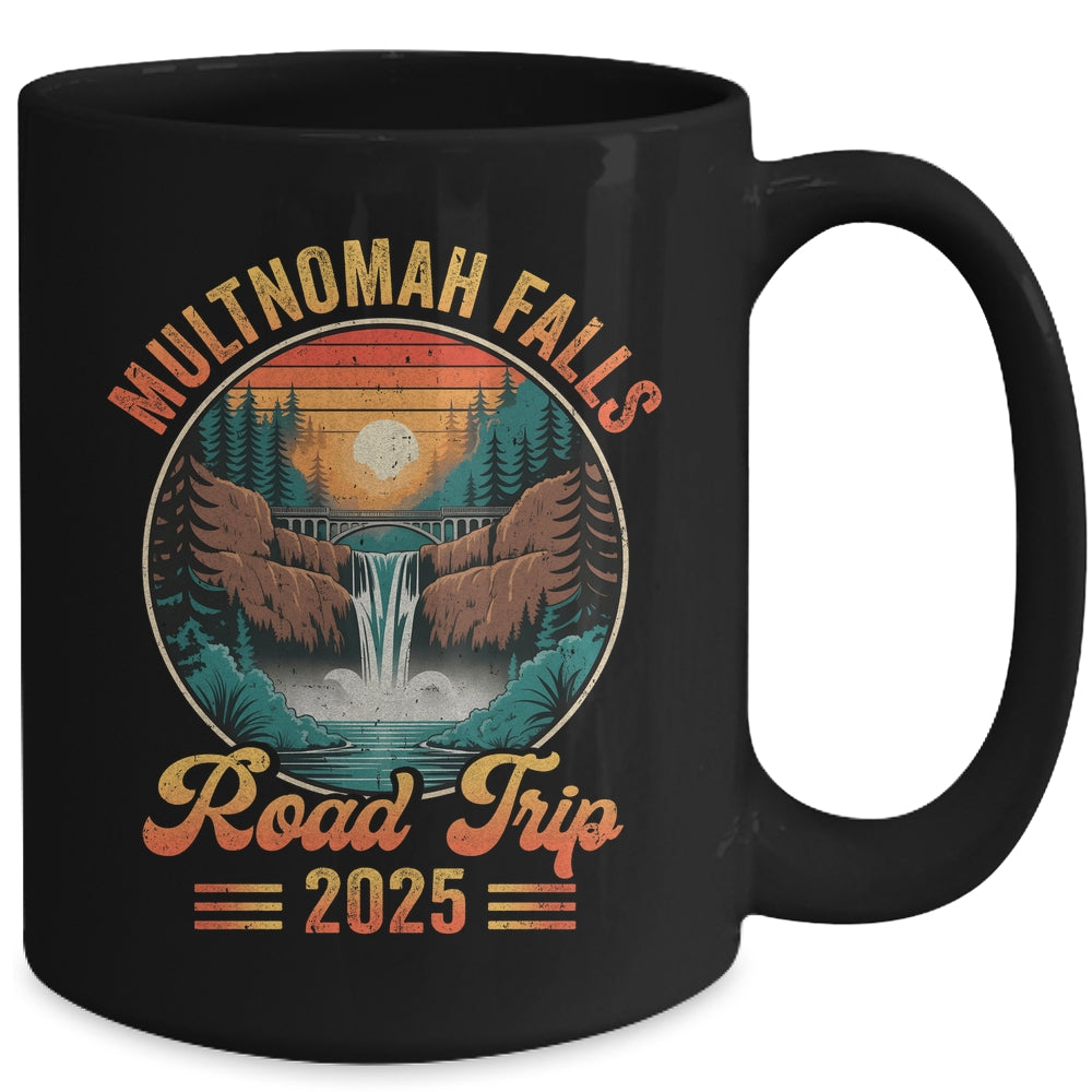 Multnomah Falls Road Trip 2025 Summer Vacation Family Matching Mug | siriusteestore