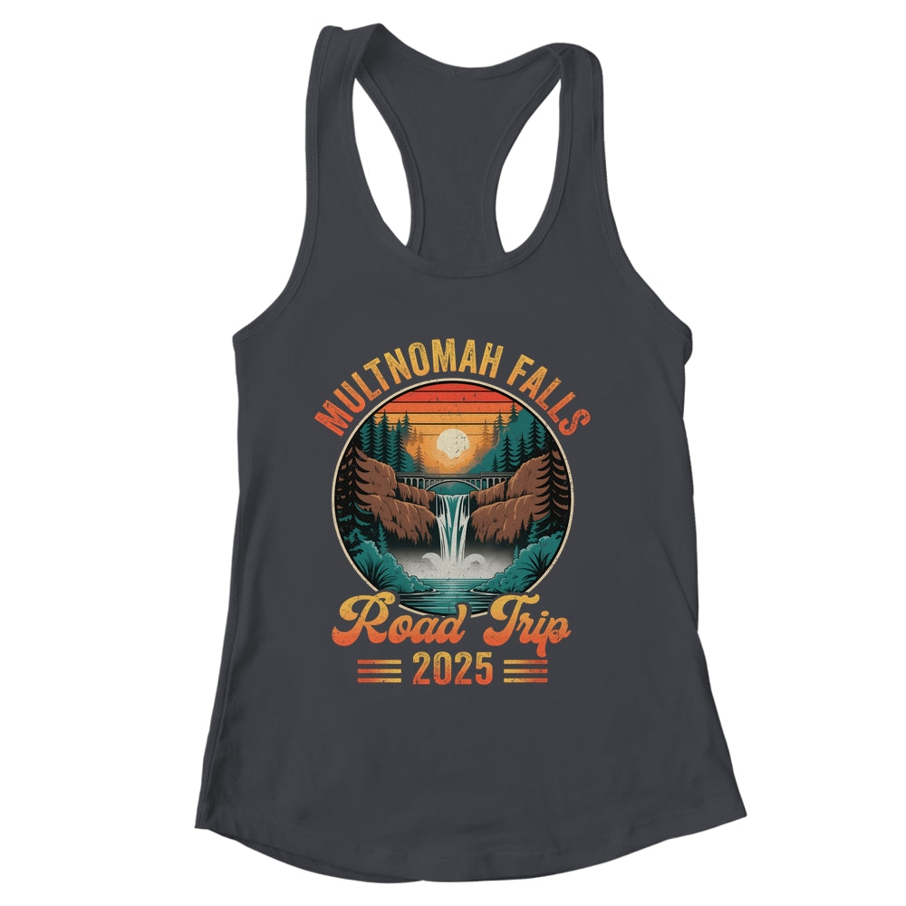 Multnomah Falls Road Trip 2025 Summer Vacation Family Matching Shirt & Tank Top | siriusteestore
