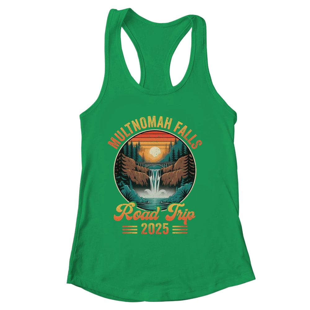 Multnomah Falls Road Trip 2025 Summer Vacation Family Matching Shirt & Tank Top | siriusteestore