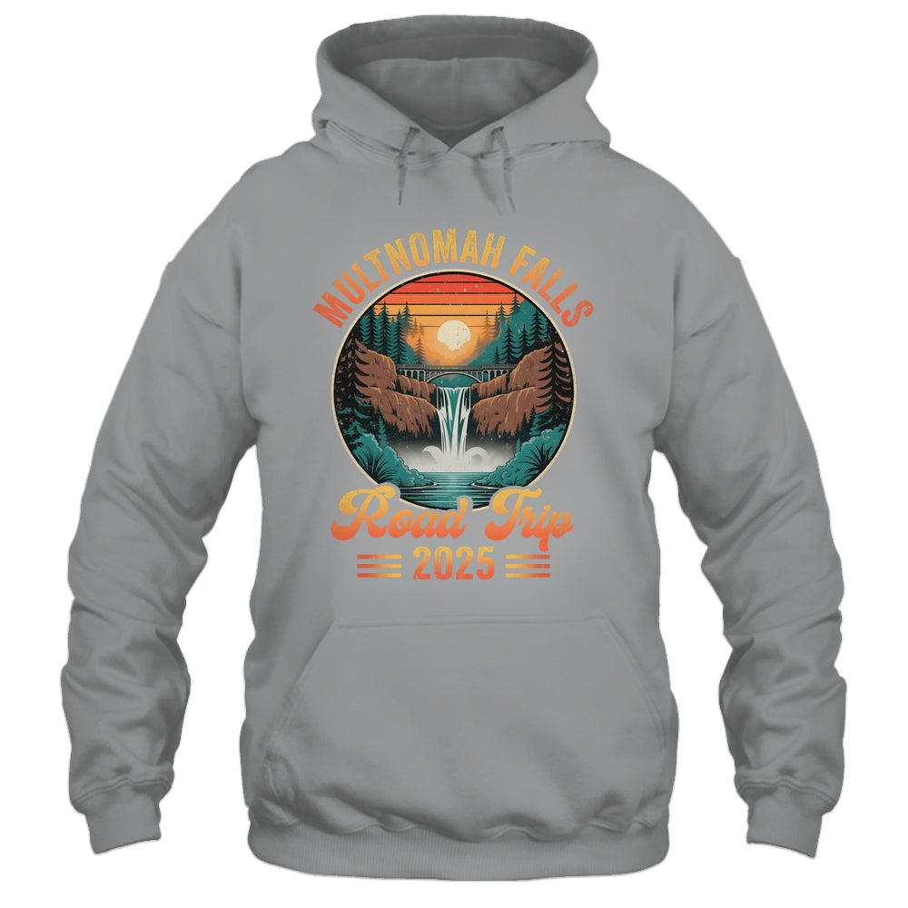 Multnomah Falls Road Trip 2025 Summer Vacation Family Matching Shirt & Tank Top | siriusteestore