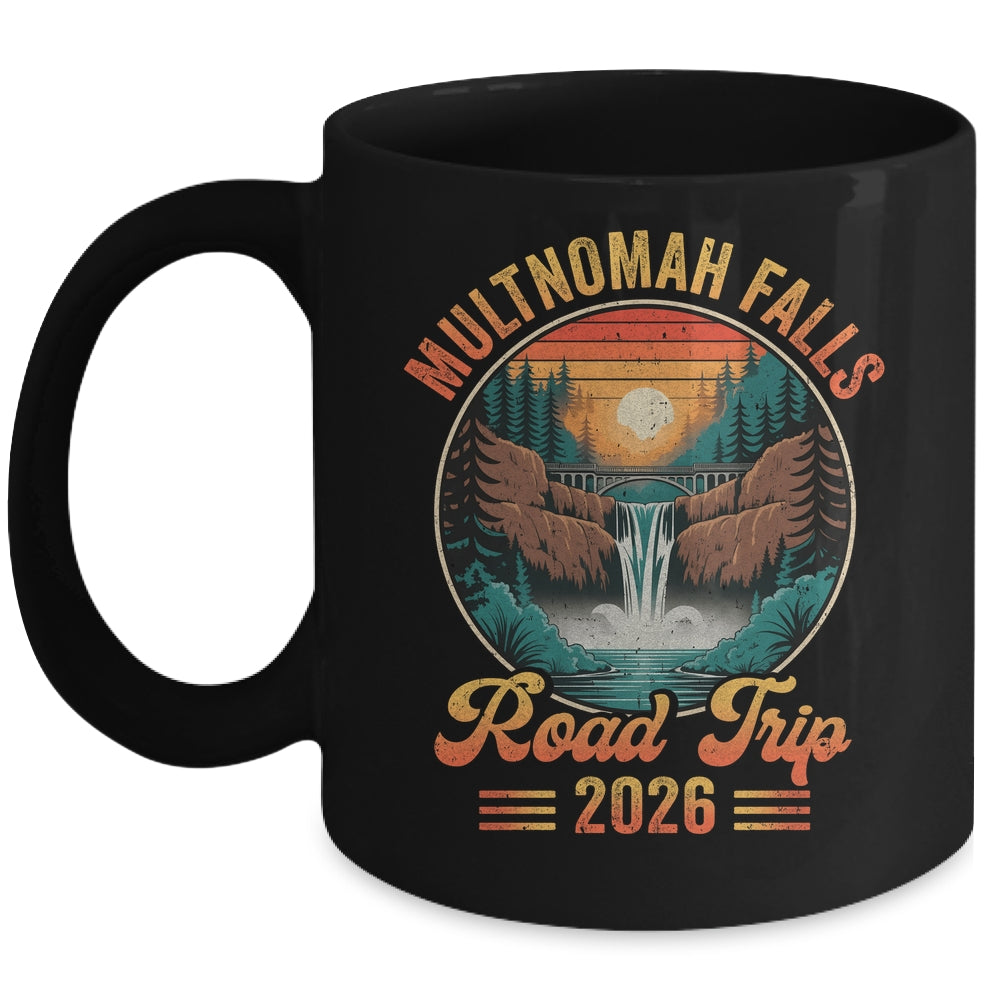 Multnomah Falls Road Trip 2026 Summer Vacation Family Matching Mug | siriusteestore