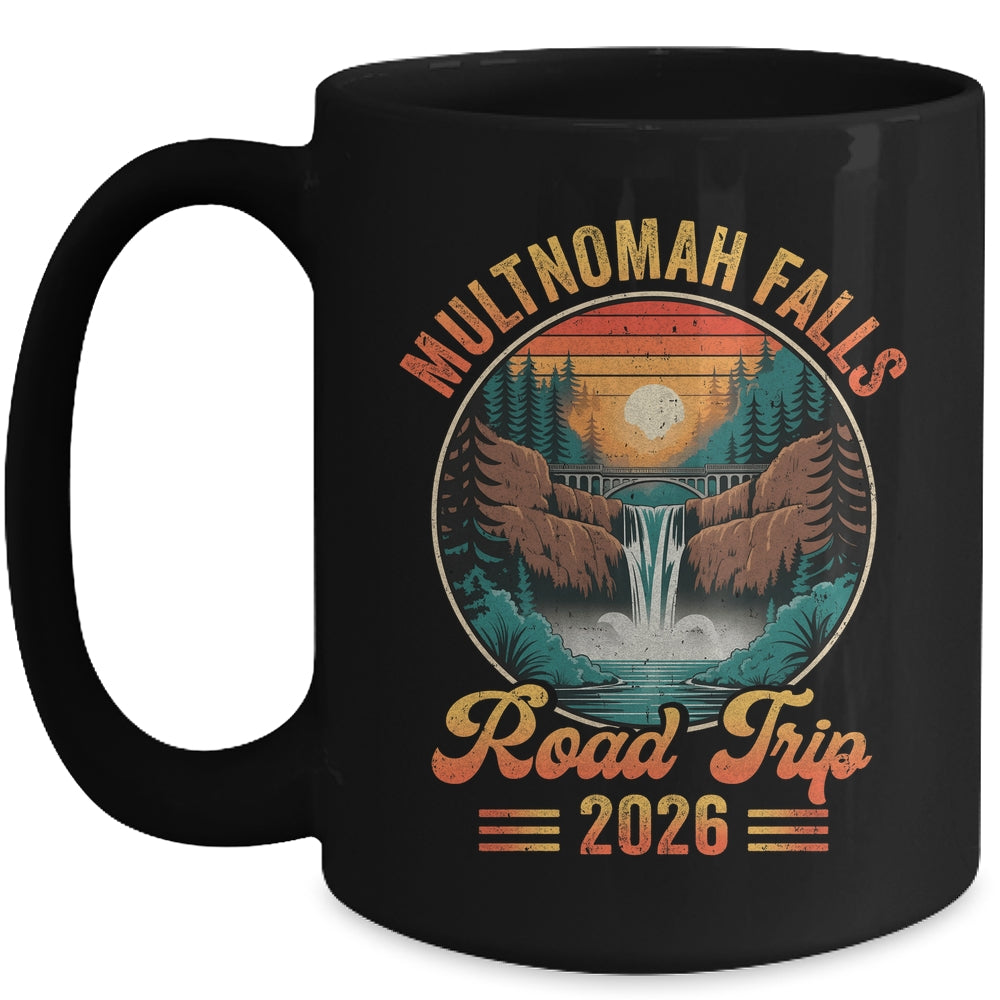 Multnomah Falls Road Trip 2026 Summer Vacation Family Matching Mug | siriusteestore