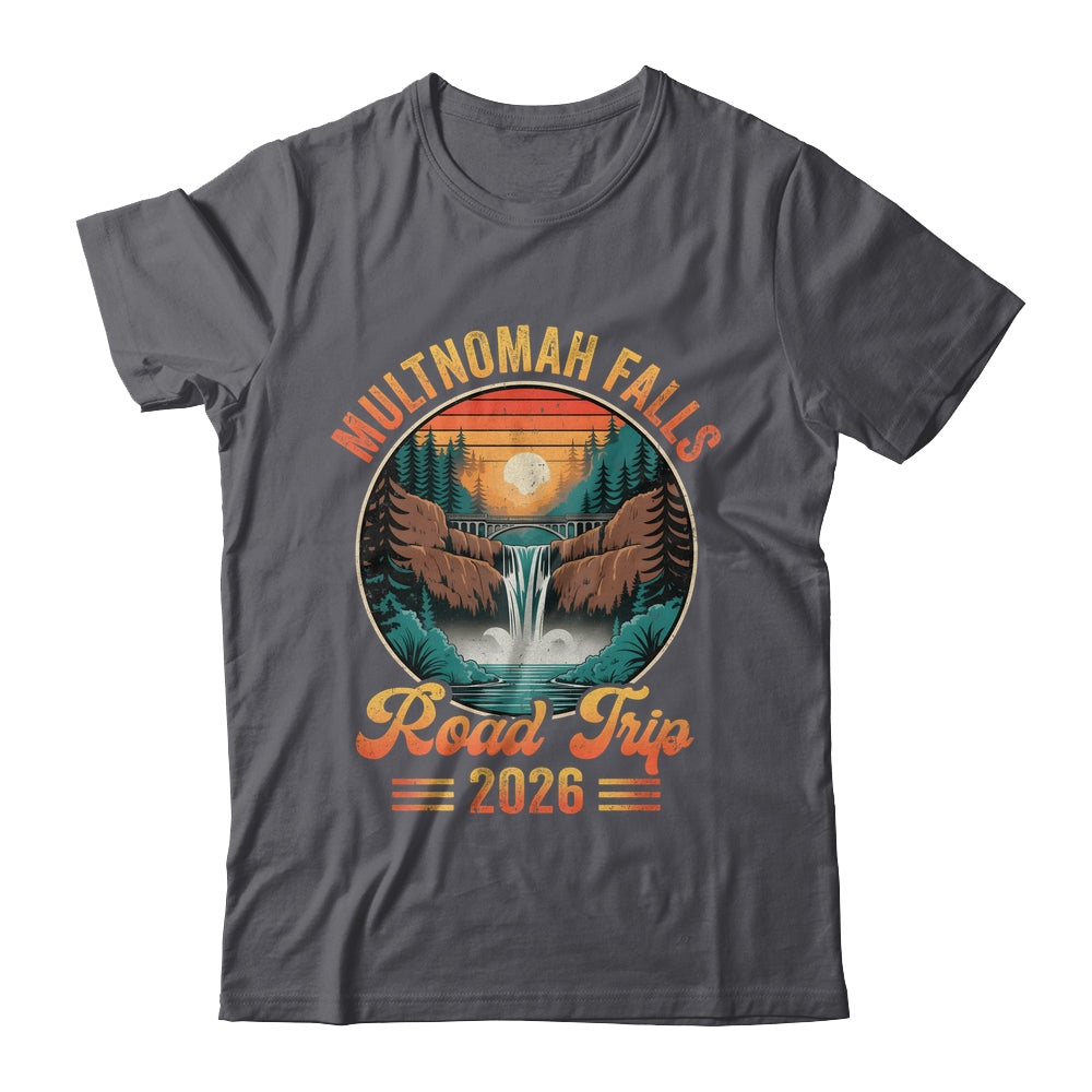Multnomah Falls Road Trip 2026 Summer Vacation Family Matching Shirt & Tank Top | siriusteestore