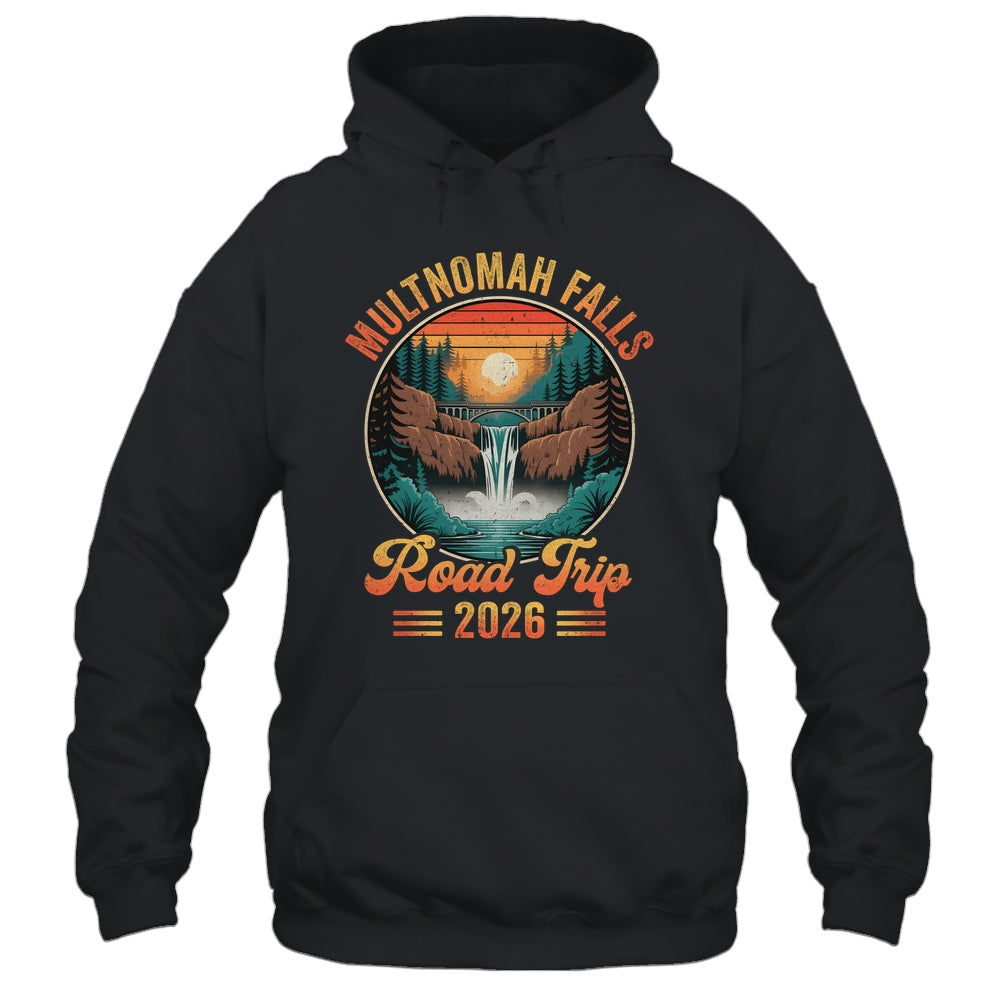Multnomah Falls Road Trip 2026 Summer Vacation Family Matching Shirt & Tank Top | siriusteestore