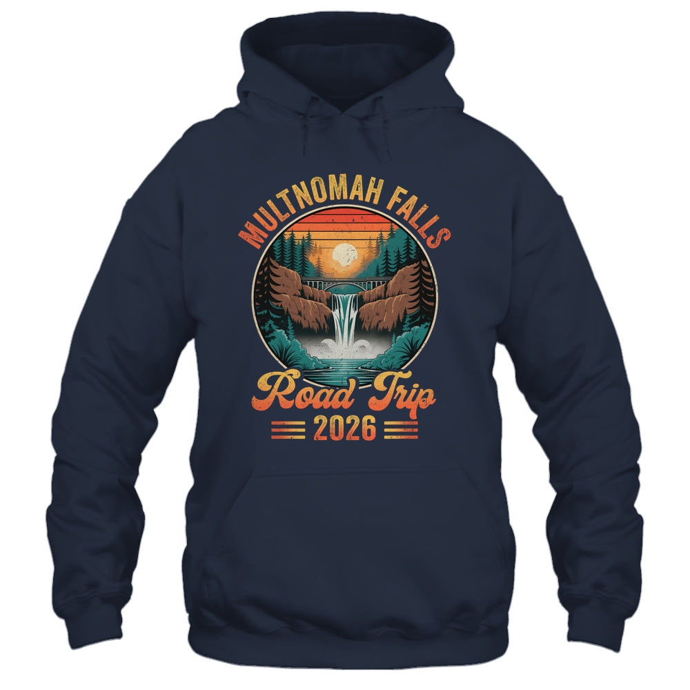 Multnomah Falls Road Trip 2026 Summer Vacation Family Matching Shirt & Tank Top | siriusteestore