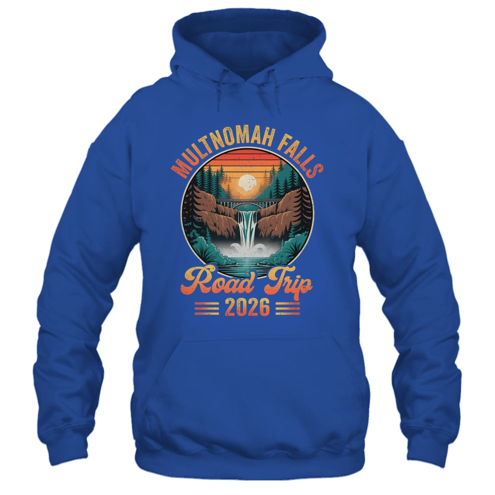 Multnomah Falls Road Trip 2026 Summer Vacation Family Matching Shirt & Tank Top | siriusteestore