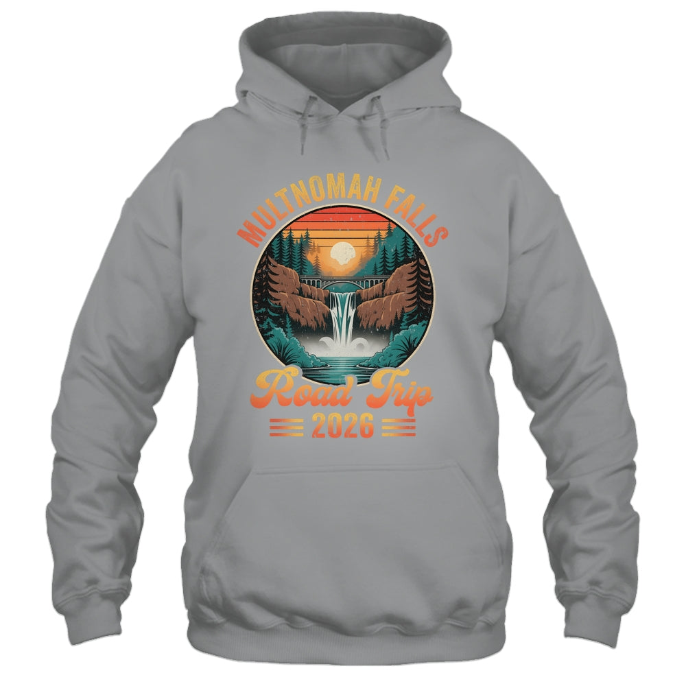 Multnomah Falls Road Trip 2026 Summer Vacation Family Matching Shirt & Tank Top | siriusteestore