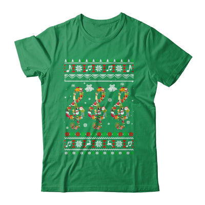Music Note Christmas Ugly Musical Teacher For Men Women Shirt & Sweatshirt | siriusteestore