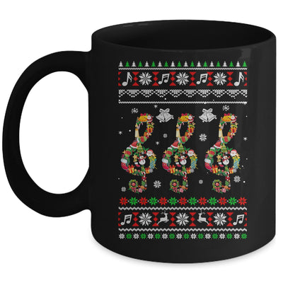 Music Note Christmas Ugly Musical Teacher For Men Women Mug | siriusteestore