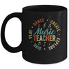 Music Teacher Sing Play Dance Create Explore Back To School Mug | siriusteestore