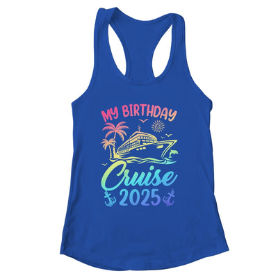 My Birthday Cruise 2025 Party Cruise Birthday Vacation Shirt & Tank Top | siriusteestore