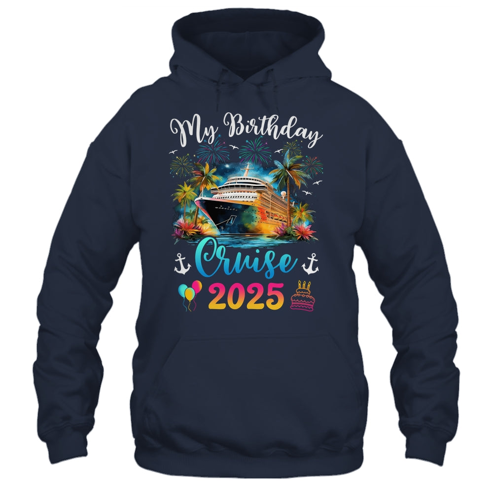 My Birthday Cruise 2025 Vacation Men Women Birthday Trip Shirt & Tank Top | siriusteestore