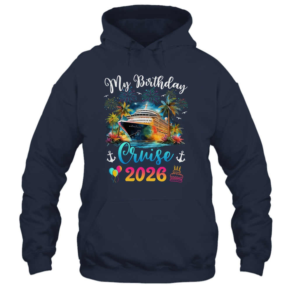 My Birthday Cruise 2026 Vacation Men Women Birthday Trip Shirt & Tank Top | siriusteestore