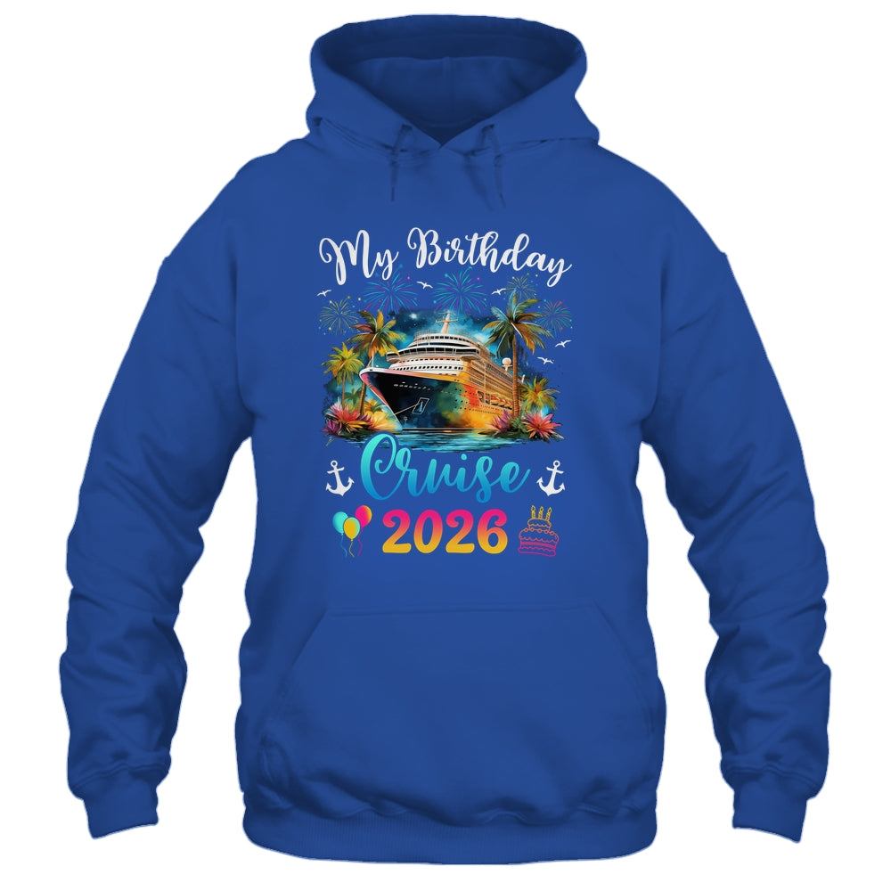 My Birthday Cruise 2026 Vacation Men Women Birthday Trip Shirt & Tank Top | siriusteestore