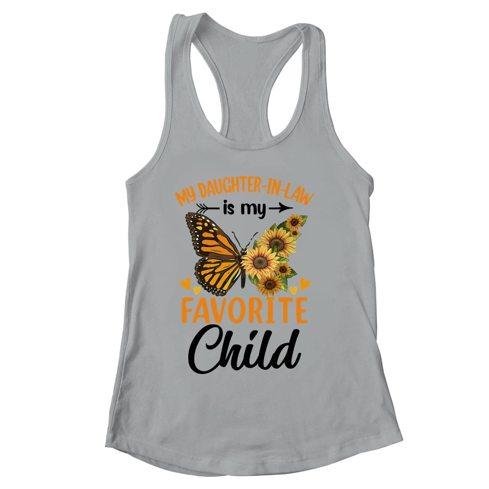 My Daughter In Law Is My Favorite Child Family Butterfly Shirt & Tank Top | siriusteestore