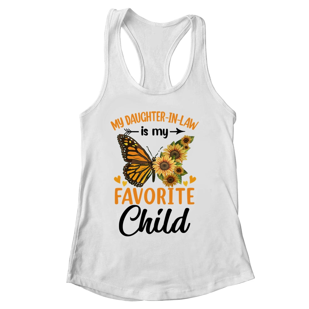 My Daughter In Law Is My Favorite Child Family Butterfly Shirt & Tank Top | siriusteestore