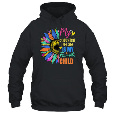 My Daughter In Law Is My Favorite Child Family Sunflower Design Shirt & Tank Top | siriusteestore