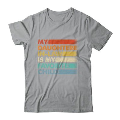 My Daughter In Law Is My Favorite Child Fathers Day Retro Shirt & Hoodie | siriusteestore